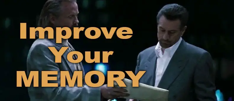 learn how to improve your memory as an actor